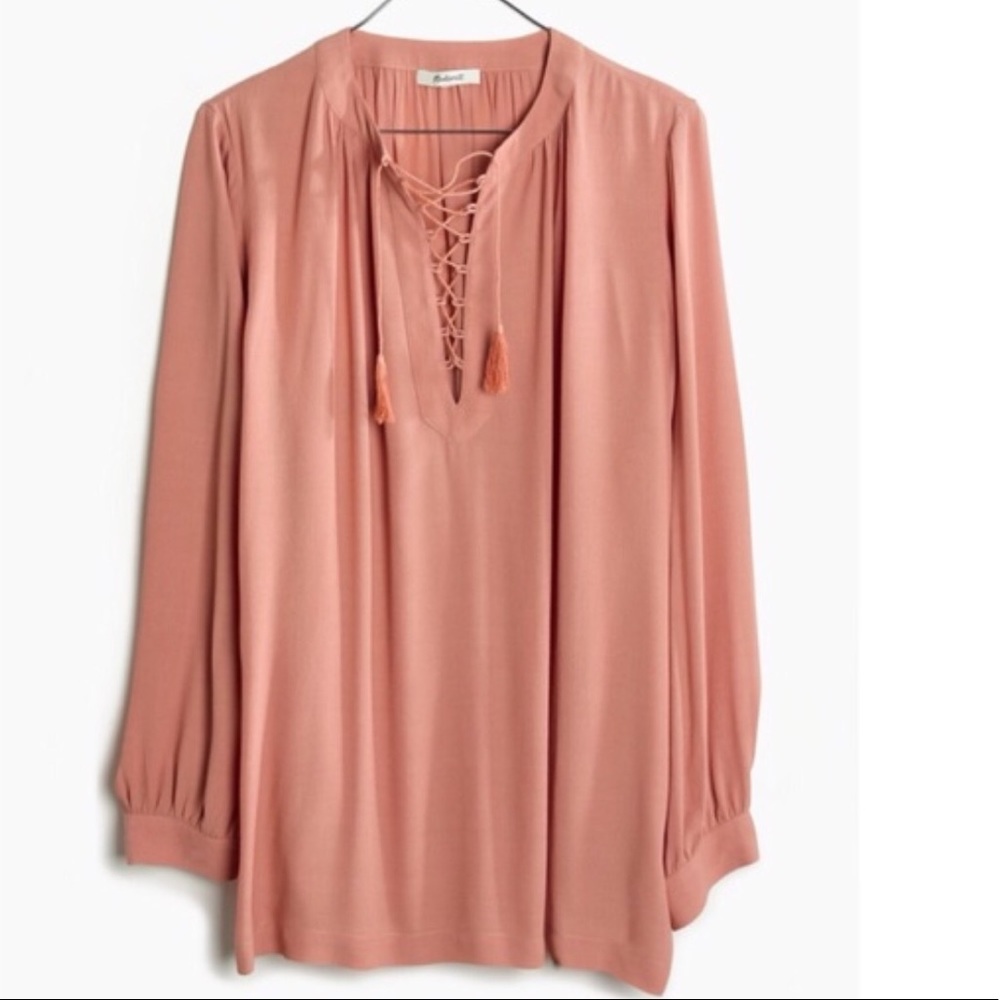 Blush Madewell blouse!